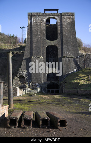 Die Wasser-Balance tower Blaenavon Hütte. Stockfoto