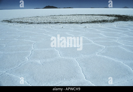 Salar de Uyuni, Bolivien. Stockfoto