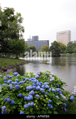 Stadtansicht von Nakajima Park Sapporo Japan Stockfoto