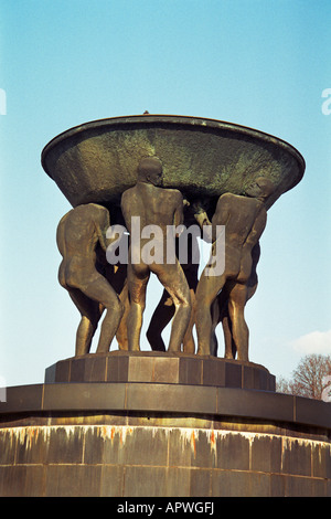 Statuen in Touristenanlage Oslo Norwegen pjm0054 Stockfoto