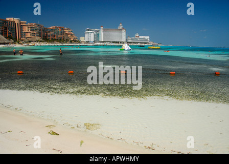 Strand von Cancun Hotel, Bundesstaat Quintana Roo, Mexiko, Nordamerika Stockfoto