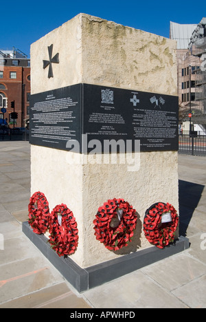 London Malta Memorial verschiedene Gedenkfeiern einschließlich der Vergabe von George Cross während Zweiter Weltkrieg Stockfoto