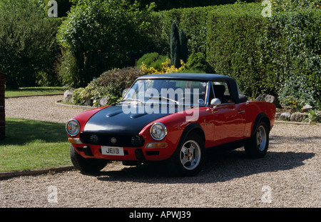 Fiat 124 Abarth Rallye von 1974. 1972 bis 1975 Stockfoto