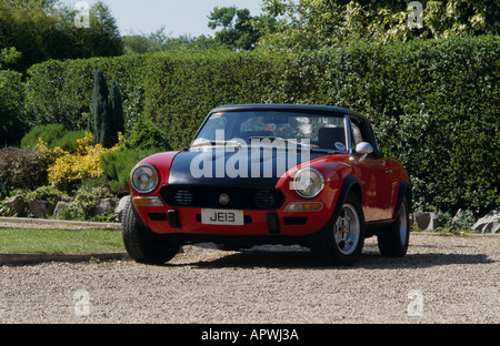 Fiat 124 Abarth Rallye von 1974. 1972 bis 1975 Stockfoto