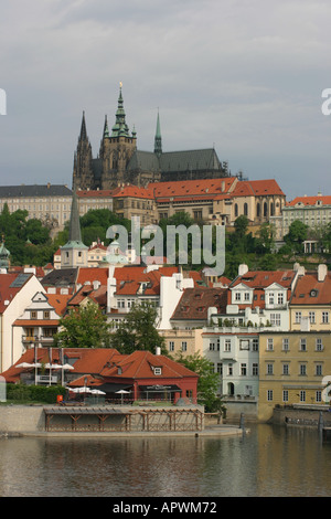 St-Veits-Dom Prazsky Hrad Prag Tschechische Republik Stockfoto