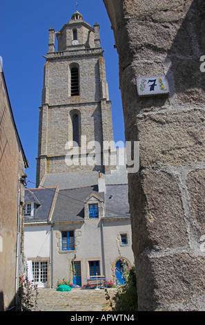 Kirche von Saint Guénolé, Bâtz Sur Mer, Bretagne, Frankreich Stockfoto