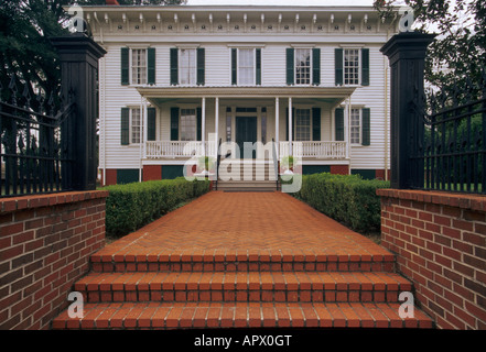 Erste weiße Haus der Konföderation in Montgomery Alabama USA Stockfoto