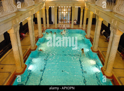 GELLERT THERMALBAD. BUDAPEST, UNGARN Stockfoto