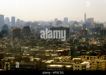 Skyline von Cairo Stockfoto