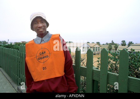 Ein Auto Wachhabende in Swakopmund Stockfoto