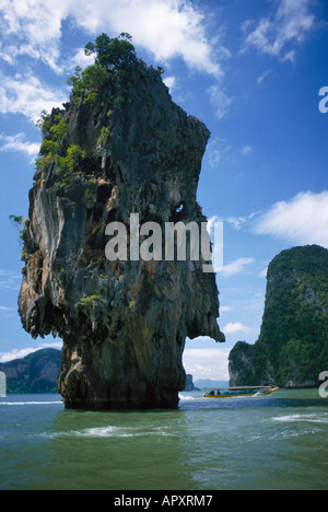 James Bond Insel, Bucht von Phang Nga, Thailand, Asien Stockfoto