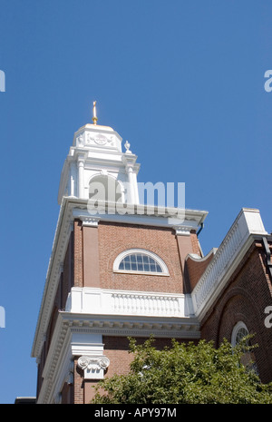 St. Stephen's römisch-katholische Kirche in der hannover Straße im Norden von boston, eine von vielen historischen Kirchen im Bezirk Stockfoto