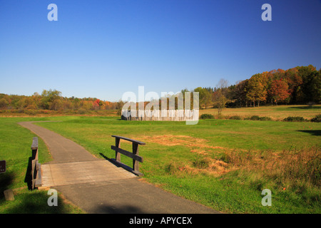 Fort-Notwendigkeit, Fort-Notwendigkeit nationaler Schlachtfeld, Farmington, Pennsylvania, USA Stockfoto