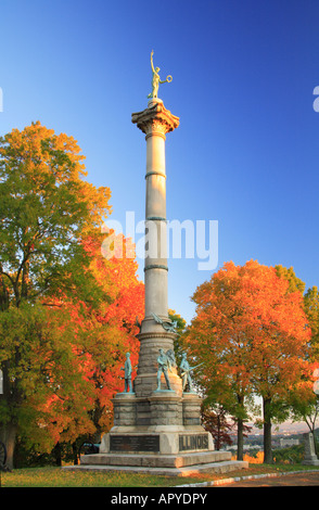 Sunrise, Illinois Denkmal, Bragg Reservierung, Chickamauga und Chattanooga Military Park, Chattanooga, Tennessee, USA Stockfoto
