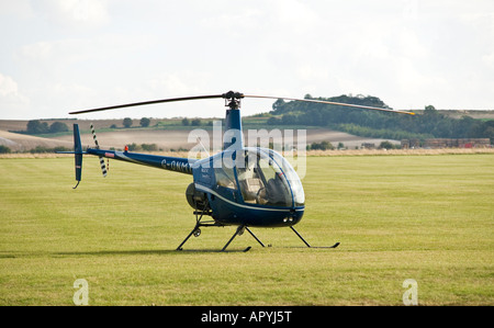 Robinson R22 Beta II Hubschrauber Stockfoto