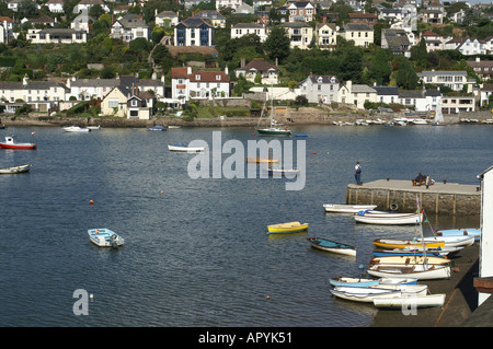 Noss Mayo und Newton Ferrers im Sonnenschein. Devon Südwest-England UK Großbritannien Europa Stockfoto