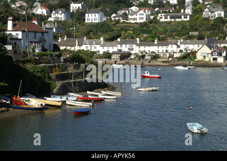 Noss Mayo und Newton Ferrers im Sonnenschein. Devon Südwest-England UK Großbritannien Europa Stockfoto