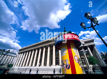 EU-FR Frankreich Region Ile de France Paris 2 Arrondissement das Palais Brongniart befand sich an der Börse in Paris bis Stockfoto