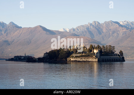 Isola Bella mit Isola Pescatori im Hintergrund, Lago Maggiore, Italien Stockfoto