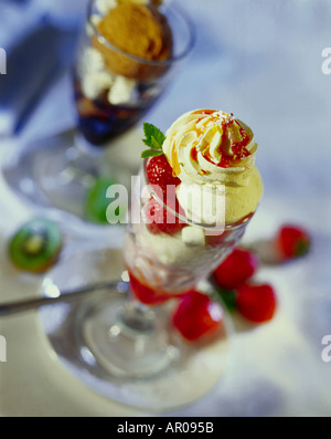 Knickerbocker Glory Stockfoto