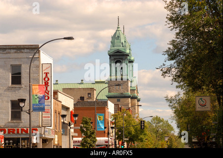 Saint Laurent Boulevard in Little Italy Abschnitt Stadt Montreal Quebec Kanada Stockfoto