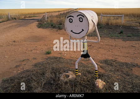 Postfach, Bankserver, Australien, kreative Postfach im outback Stockfoto