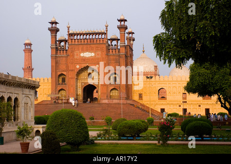 Der Eingang zum Lahore Badshahi Moschee Lahore, Pakistan Stockfoto