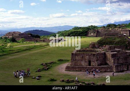 Monte Alban Oaxaca Mexico Stockfoto