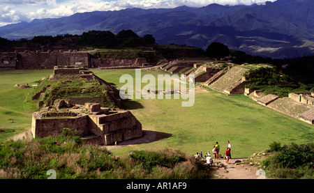 Monte Alban Oaxaca Mexico Stockfoto