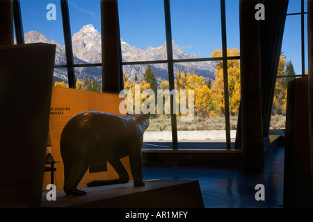 Neues Besucherzentrum in Grand Teton Nationalpark, Wyoming Stockfoto