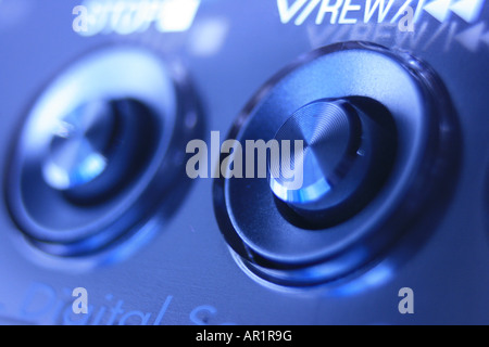 blaue buttons Stockfoto