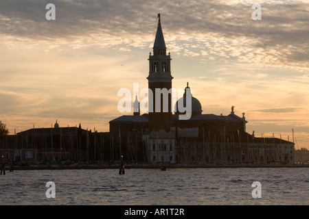 San Giorgio Maggiore bei Sonnenuntergang, Venedig (10) Stockfoto