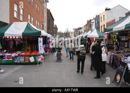 Inverness Street Market Camden London Februar 2008 Stockfoto