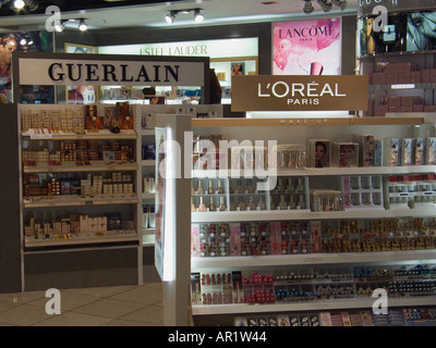 "Duty Free" Schönheit "Terminal 2" Produkte 'Manchester Airport' England Stockfoto
