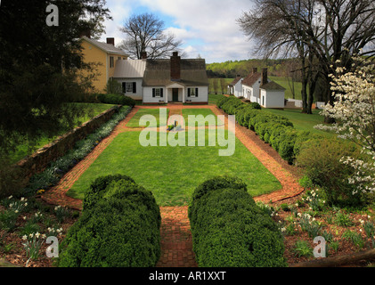 Garten, Asche Rasen-Hochland, Charlottesville, Virginia, USA Stockfoto