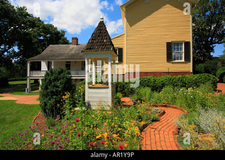 Brunnenhaus in Garten, Asche Rasen-Hochland, Charlottesville, Virginia, USA Stockfoto