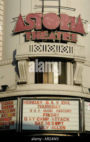 Die Astoria-Theater Homosexuell Nachtclub und Rock-Musik-Treffpunkt in Charing Cross Road London England Stockfoto