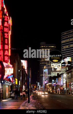 Yonge Street - Toronto - Ontario - Canada Stockfoto