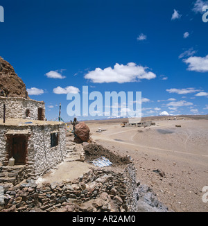 Kloster in der Nähe der heilige See Manasarovar westlichen Tibet Asien Stockfoto