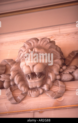 Detail von der Wand Ornament an der Utah State Capitol Salt Lake City USA Stockfoto