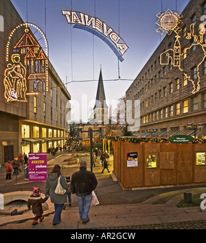 Weihnachtsdekoration im Citycenter, Essen, Ruhrgebiet, Nordrhein-Westfalen, Deutschland Stockfoto