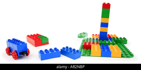 LEGO-Steinen Stockfoto