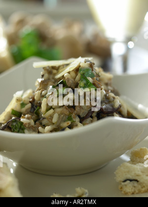 Pilz-risotto Stockfoto