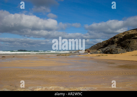 Harlyn Bay in der Nähe von Padstow Cornwall UK Stockfoto