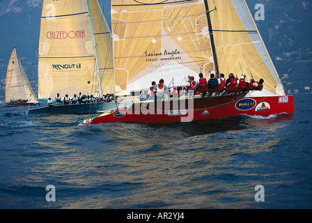 1000 Meilen Regatta Centomiglia auf dem Gardasee, Italien Stockfoto