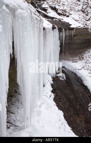 Bridal Veil Falls, Pikes Peak State Park, Iowa, USA Stockfoto