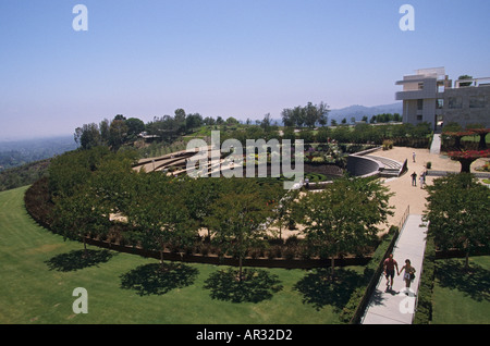 Kalifornien-Los Angeles Getty Center Central Garden Stockfoto