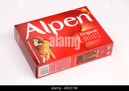 Feld der Alpen Müsli Frühstücks-Cerealien Stockfoto