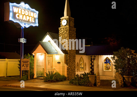 Graceland Wedding Chapel Las Vegas Nevada Stockfoto