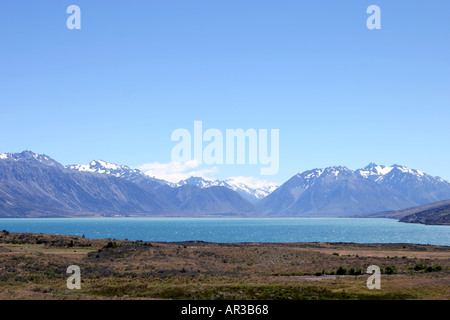 Lake Ohau in der Nähe von Twizel Südinsel Neuseeland Stockfoto